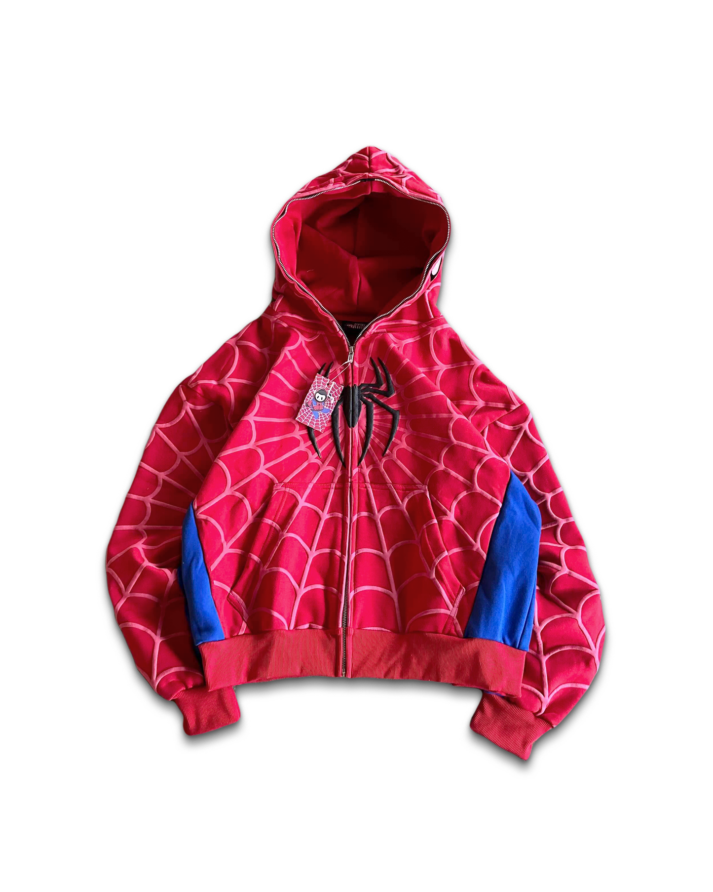 Red & Black Zip-Up Jacket