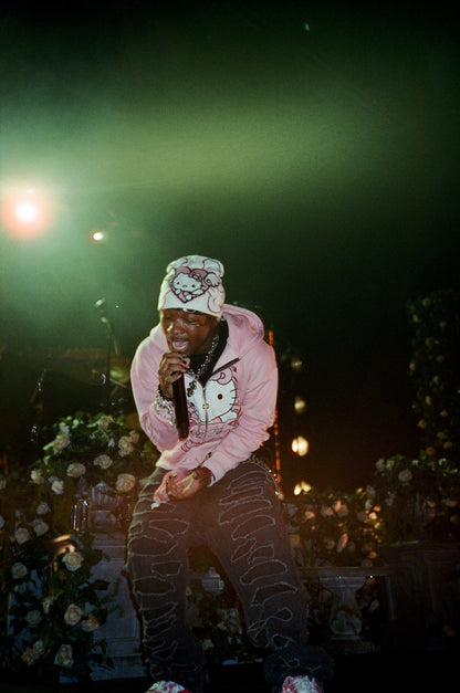 “Boneheart” white beanie